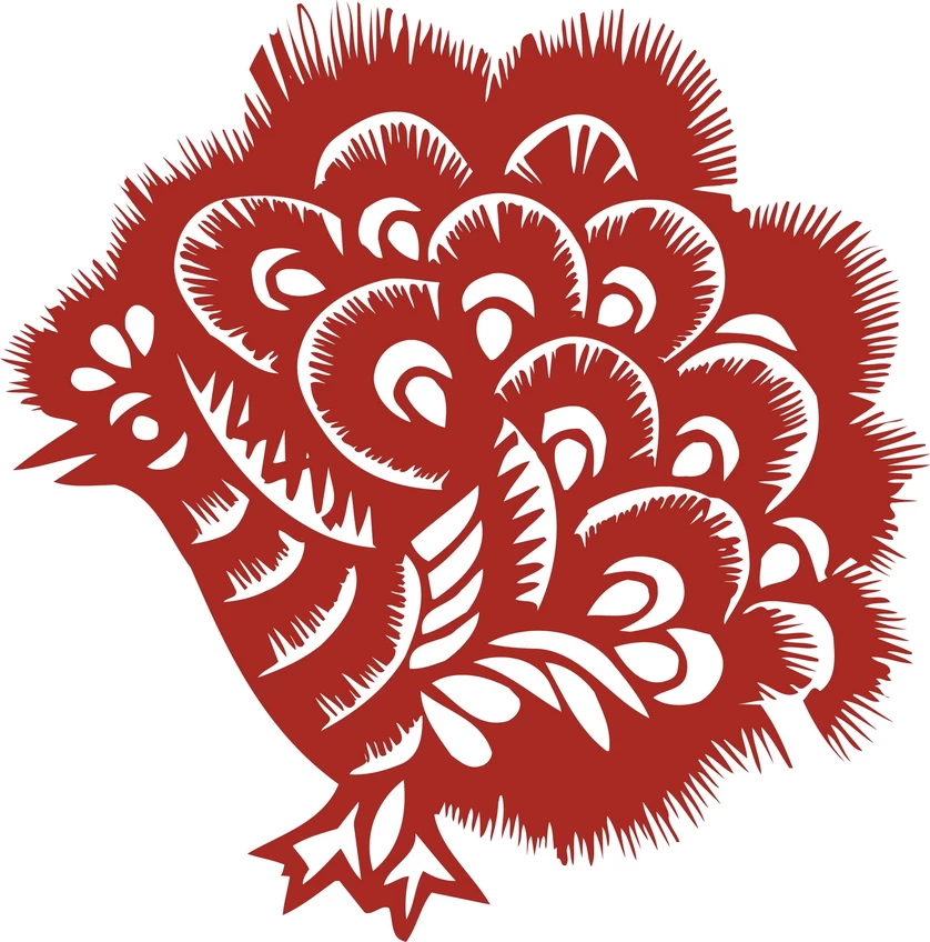 中国风中式传统喜庆民俗人物动物窗花剪纸插画边框AI矢量PNG素材【1126】